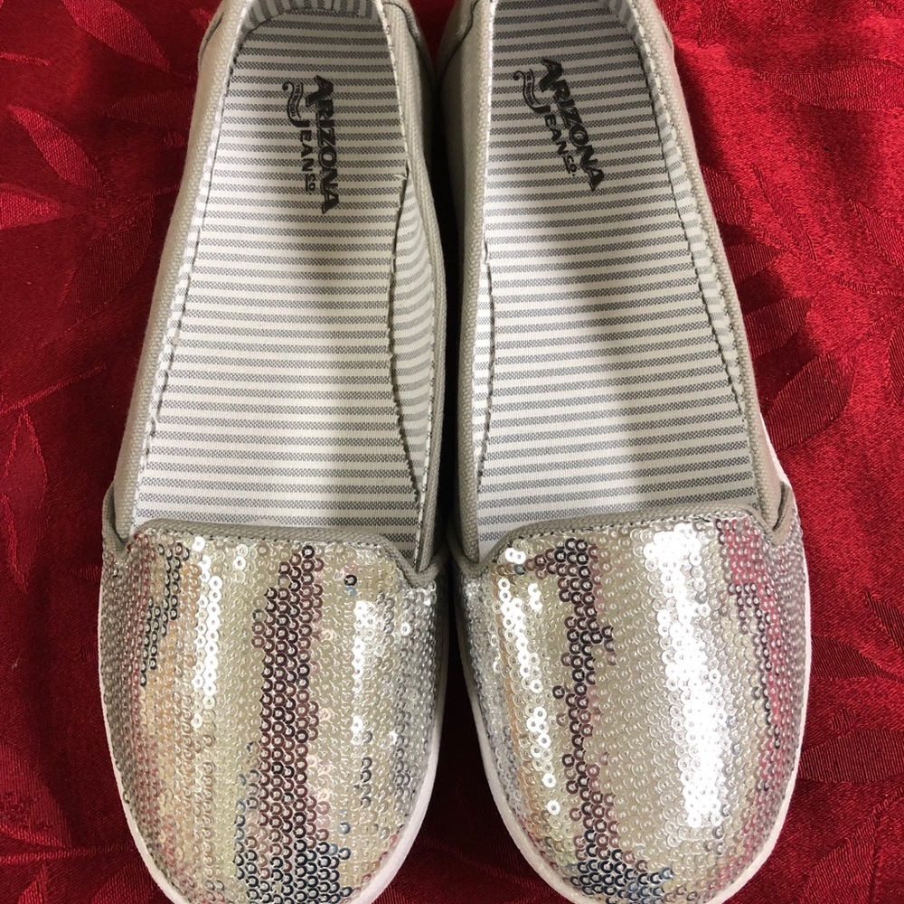Silver Sequent  Loafers